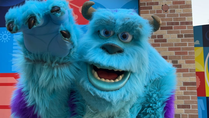 Sulley From Monsters Inc Now Meeting Guests At Pixar Place In