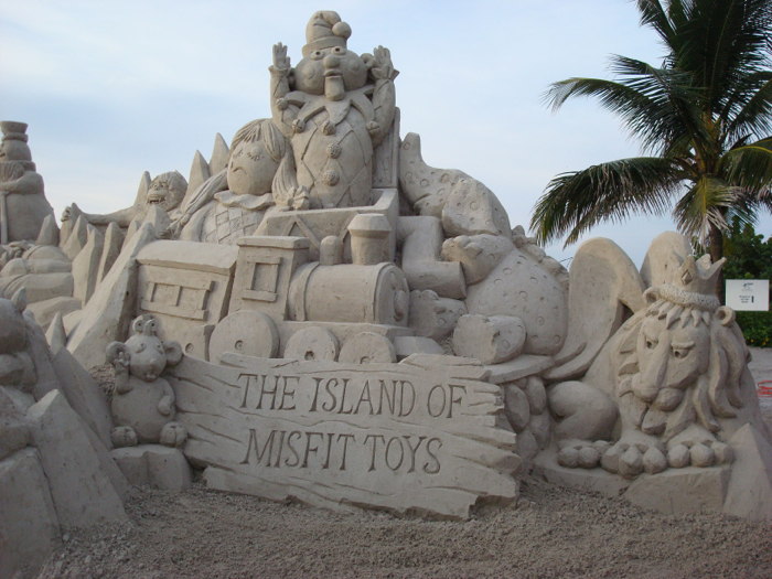 Disney Earth Sand Sculpture - Photo 2 of 2