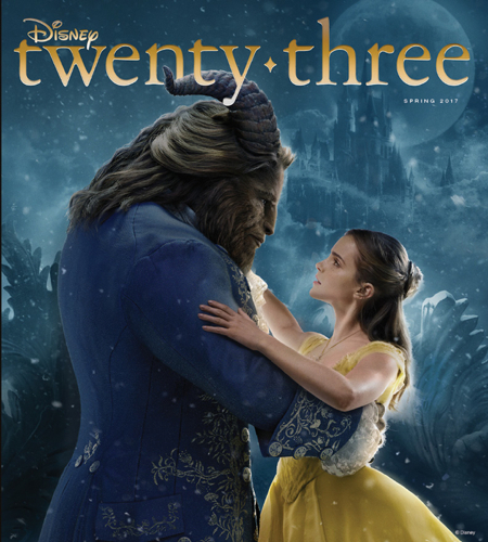 Disney Twenty Three Magazine Covers Beauty And The Beast Live Action Film And More In Spring Issue Mousesteps