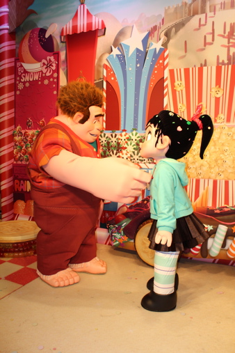 Wreck-It-Ralph and Vanellope Von Schweetz Standee