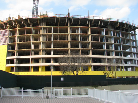 Contemporary Resort Bay Lake Tower 2008 Construction