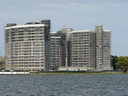 Disney's Bay Lake Tower Construction from 2008