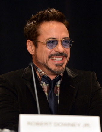 Robert Downey Jr. at "Iron Man 3" Press Conference at Comic-Con