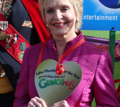 Florence Henderson receives Who-Manitarian Award at Universal Hollywood in 2014