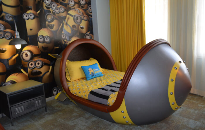 Portofino Bay Minion Suite Bed at Universal Orlando Resort