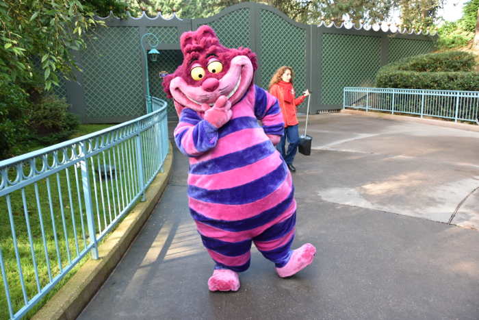 Disneyland Paris Halloween Brings Out A Multitude Of Disney Characters Including The Cheshire Cat Marie And Jack Skellington Mousesteps