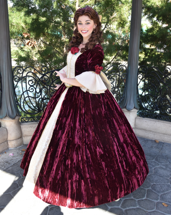 Belle Meets In Enchanted Christmas Dress During Epcot Festival Of The