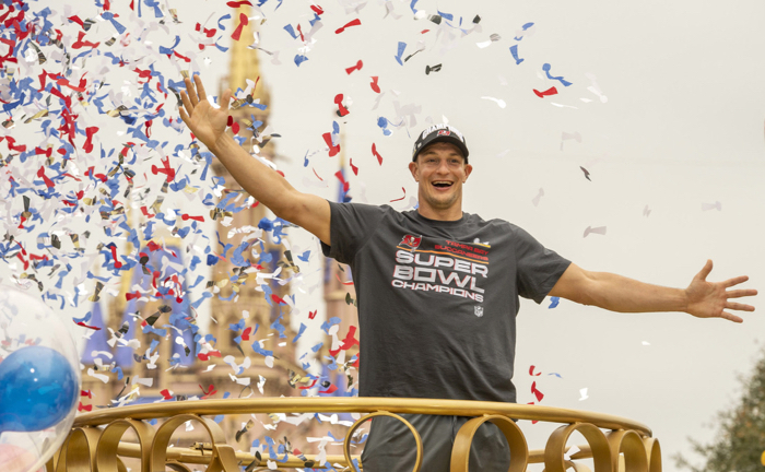 Rob Gronkowski Tampa Bay Buccaneers Nike Super Bowl LV Champions