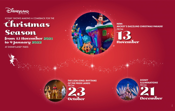 Disney Christmas 2022 Show Disney Illuminations” Returns To Disneyland Paris On December 21St, 2021 –  Mousesteps