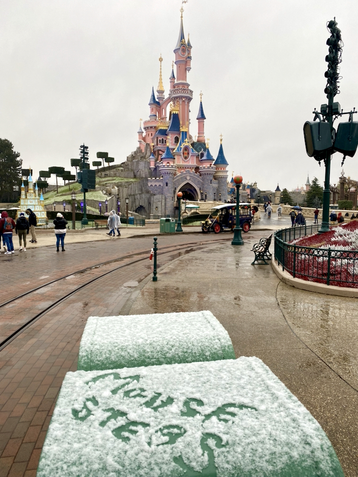 Disneyland Paris in the Snow the First Snowfall of 2021, Our Photos