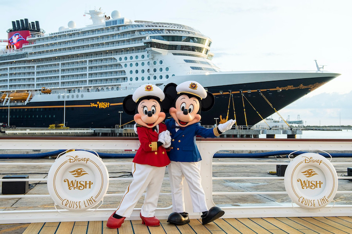 Disney Wish Inaugural Cruise Line Sailings Keychain Flag Purse Charm DCL Ship