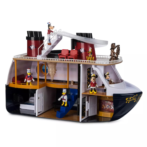 Disney Parks Mickey and Friends Pirate Ship Deluxe Play Set New with Box 
