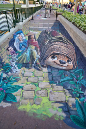 A Look at Amazing Disney Chalk Art Created During EPCOT International ...