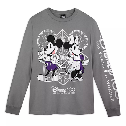 shopDisney Adds Disney100 Mickey and Minnie Long Sleeve T-Shirt