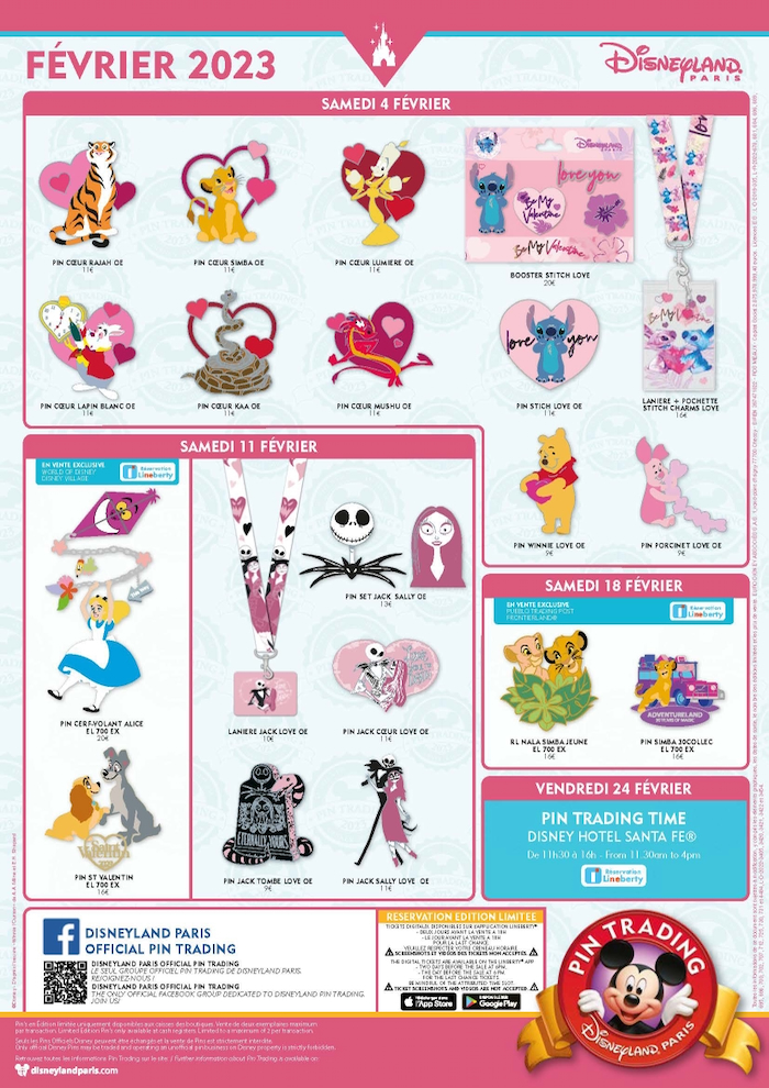 Disneyland Paris Shares February 2023 Pin Release Schedule – Mousesteps