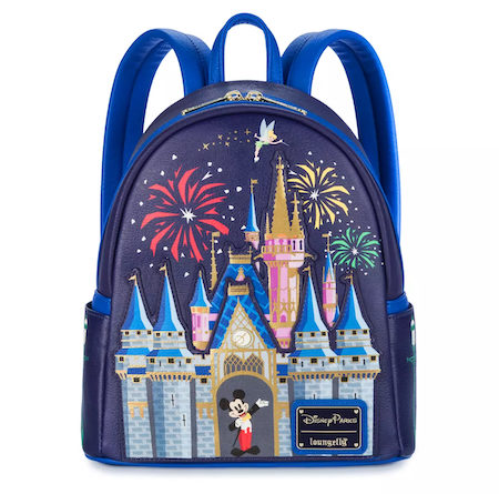 Walt Disney World Loungefly Mini Backpack with Cinderella Castle and Mickey Mouse