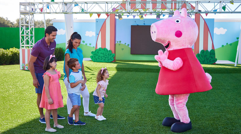 Peppa Pig Meets Guests at Peppa Pig Theme Park