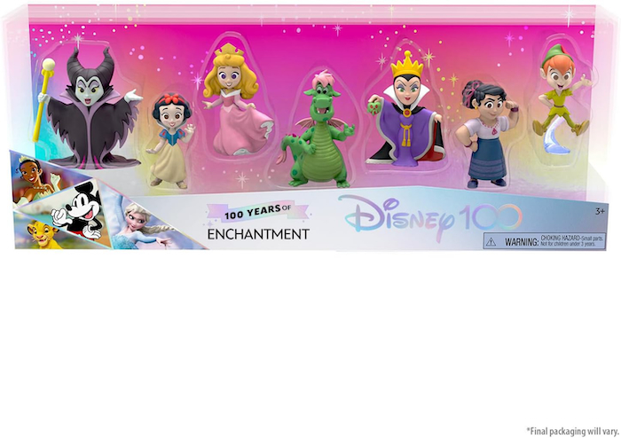 Disney100 Years of Relentless Pursuit Celebration Collection Limited  Edition 8-piece Figure Pack, Kids Toys for Ages 3 up 