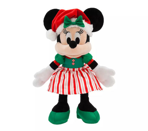Minnie Mouse Holiday Plush 2023 on shopDisney