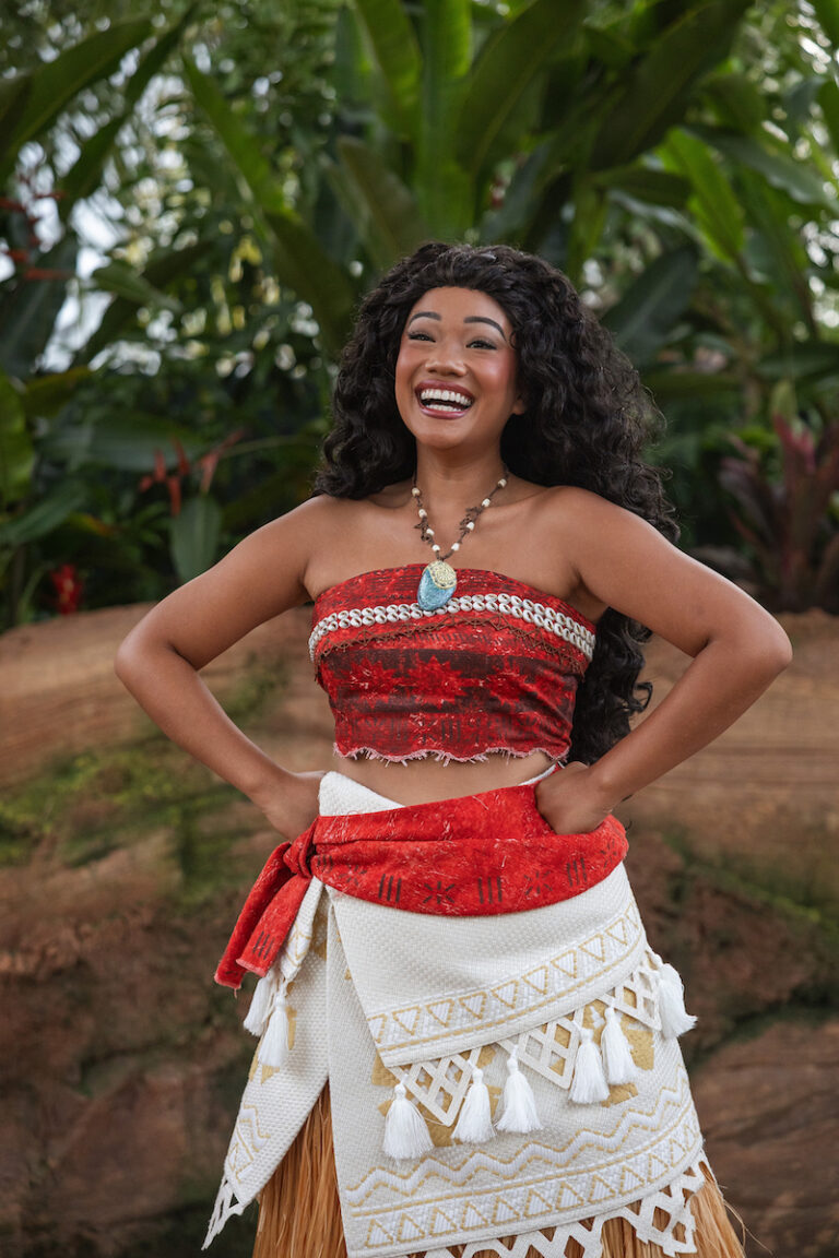 Moana Now Meeting Guests at EPCOT Near Journey of Water, Inspired by ...