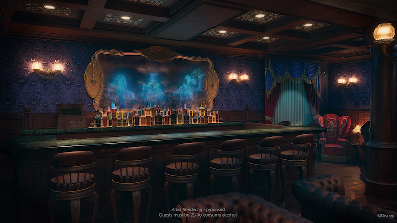 Disney Cruise Line Announces Haunted Mansion Parlor for the Disney ...