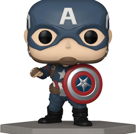 Captain America Funko Pop as part of Captain America Build-A-Scene