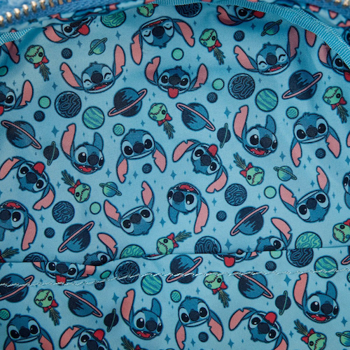 Loungefly Lilo & Stitch Plush Stitch Mini-Backpack, Tote and Wallet ...