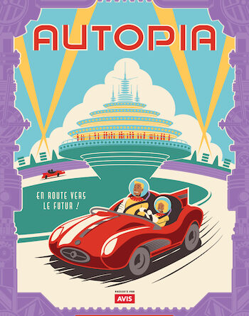 Autopia at Disneyland Paris - New Poster