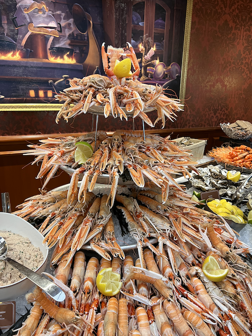 Royal Banquet lobsters at Disneyland Paris