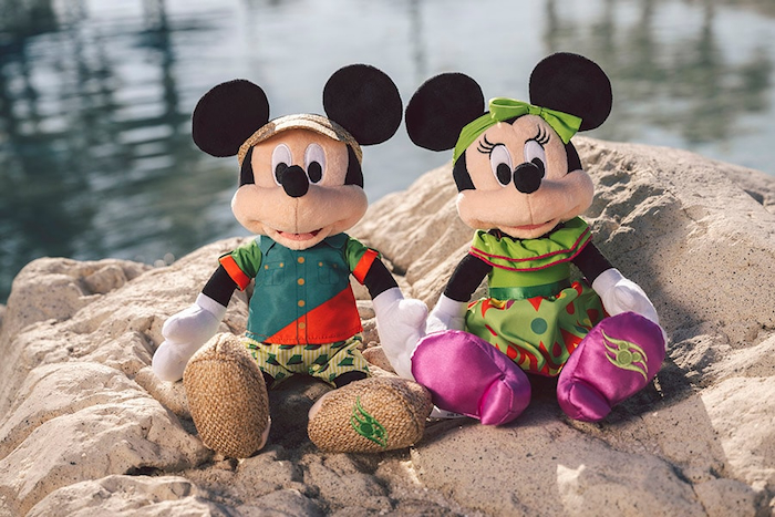 Bahamian inspired Mickey and Minnie Plush for Lookout Cay at Lighthouse Point - Disney Cruise Line