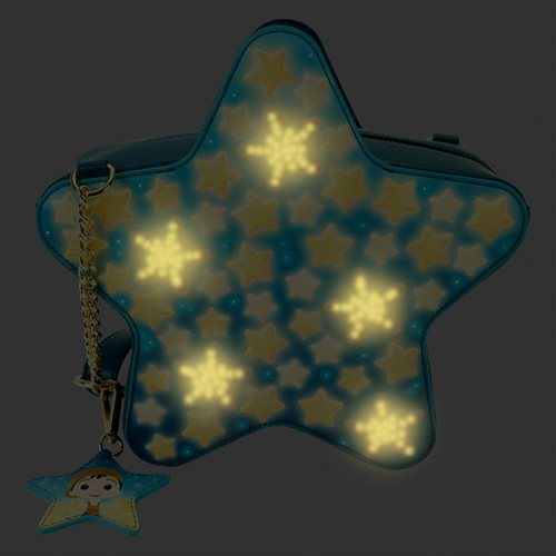 Pixar's La Luna Loungefly Star Glow Crossbody with Charm - glow in the dark