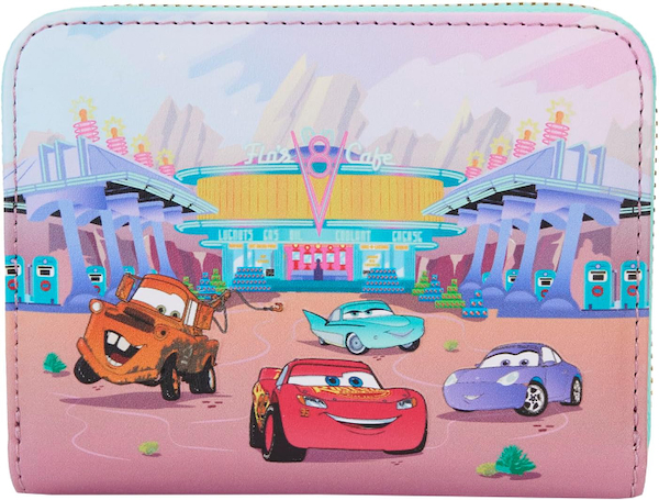 Pixar Cars Wallet, Cars in Front of Flo's V8 Cafe