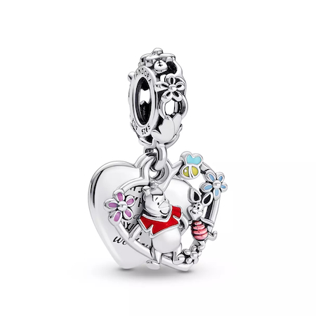 Winnie the Pooh and Piglet Double Dangle Charm by Pandora