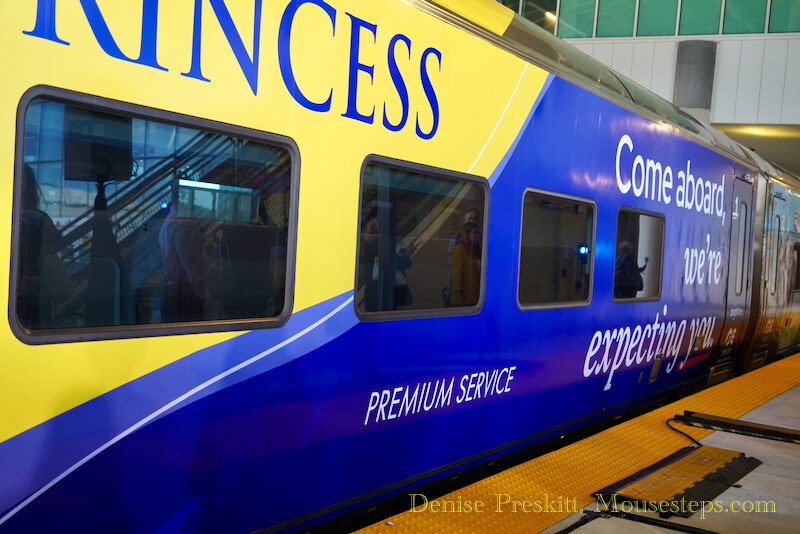 Brightline Princess Cruises Train