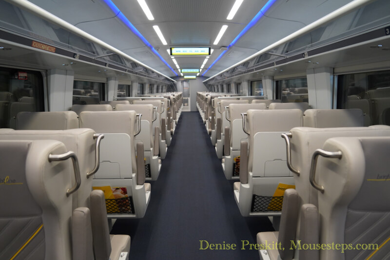 Brightline Train Interior