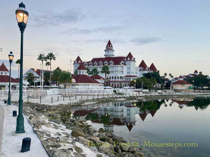 Disney's Grand Floridian Resort at sunrise