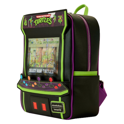 Teenage Mutant Ninja Turtles 40th Anniversary Loungefly Vintage Arcade Mini-Backpack