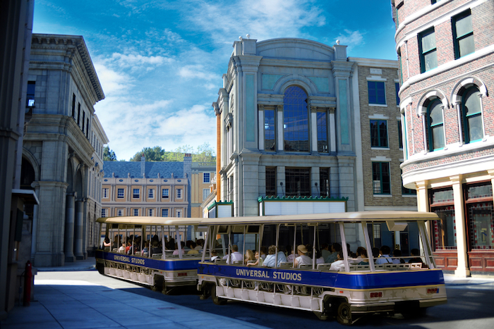 Universal Studios Tram Tour Hollywood New York Street