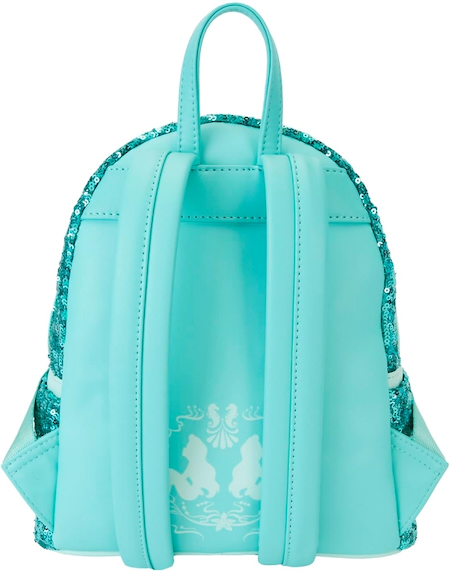 The Little Mermaid Amazon Exclusive Loungefly Mini Backpack - Back