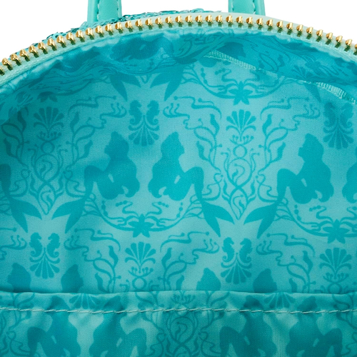 The Little Mermaid Amazon Exclusive Loungefly Mini Backpack - Interior