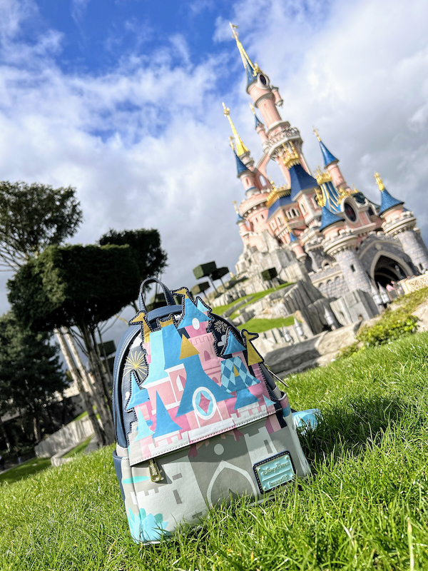 Disneyland Paris Exclusive Loungefly Backpack Inspired by Sleeping Beauty Castle