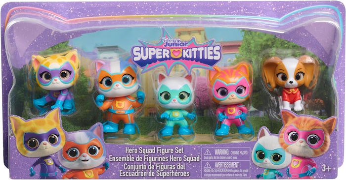Just Play Disney Junior SuperKitties Hero Squad 5-Piece Figure Set
