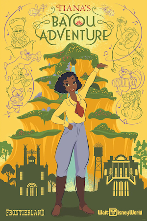 Tiana's Bayou Adventure Poster