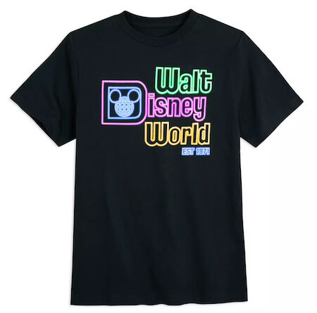 Walt Disney World Glow-in-the-Dark Neon Logo T-Shirt