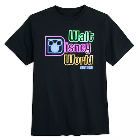 Walt Disney World Glow-in-the-Dark Neon Logo T-Shirt