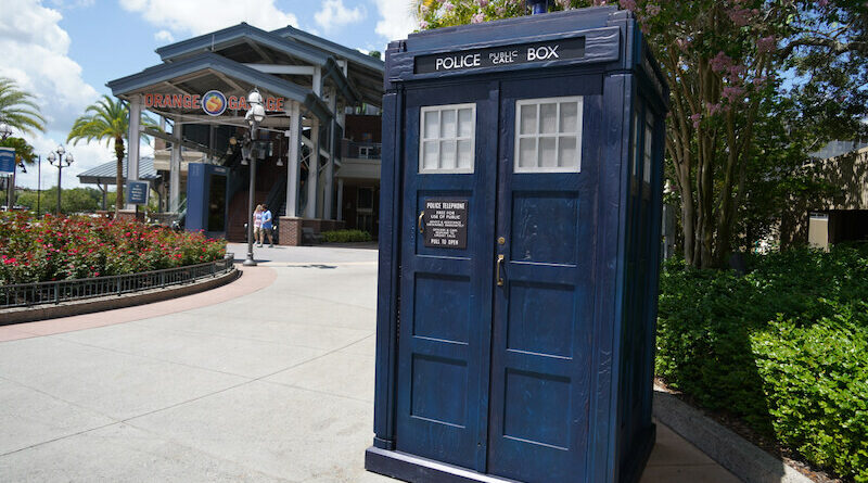 TARDIS from "Doctor Who" at Disney Springs