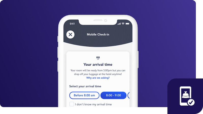Disneyland Paris Mobile Check-In