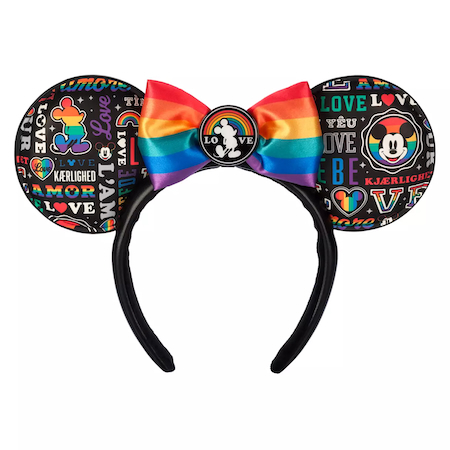 Disney Pride Collection Mickey Mouse ear headband - "Love"