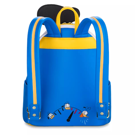 Donald Duck 90th Anniversary Color Changing Loungefly Mini Backpack - back