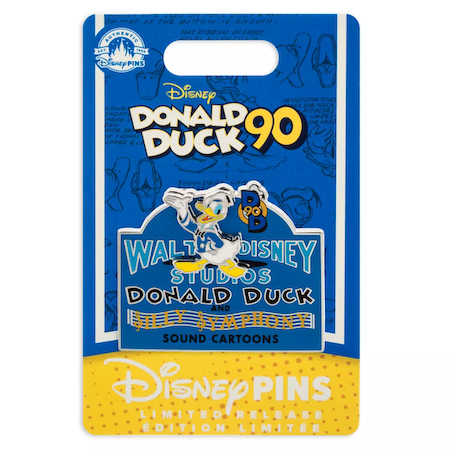 Donald Duck 90th Anniversary Walt Disney Studios Pin